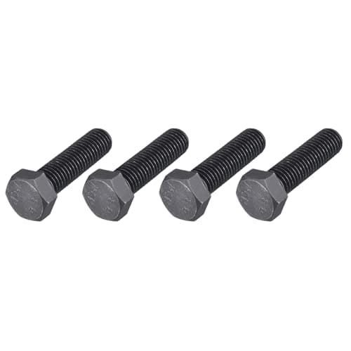 Image of METALLIXITY Hex Bolts (M14-2x50mm) 4Pcs, 8.8 Grade Carbon Steel Fully Threaded Black Oxide, Coarse Thread UNC Hex Head Screw Bolt - for Furniture Repair