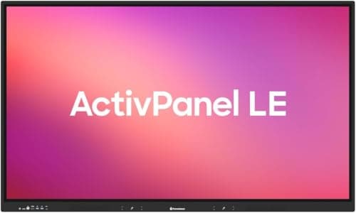 Image of Promethean ActivPanel LE 75" High Specification Digital Whiteboard, 4K UHD, Interactive Display, Android OS, EDLA Certified, 3 Year Onsite Support