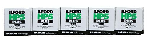 Image of Ilford HP5+ 35mm, 36 exposures, 5 rolls