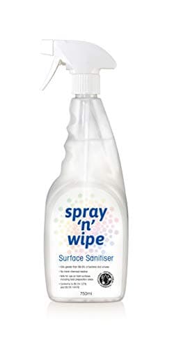 Image of Spray N Wipe | Antibacterial Cleaner | 750ml Bottle | Multi-Surface Sanitiser | Kitchen & Bathroom | Antiviral Surface Cleaning | Kills >99.99% of Bacteria & Viruses