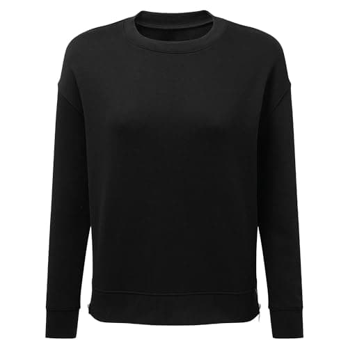 Image of TriDri Womens/Ladies Recycled Zipped Sweatshirt (XXS) (Black)