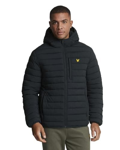 Image of Lyle & Scott Light Jackets Stretch Lightweight Quilted Jacket Z271 Dark Navy, M