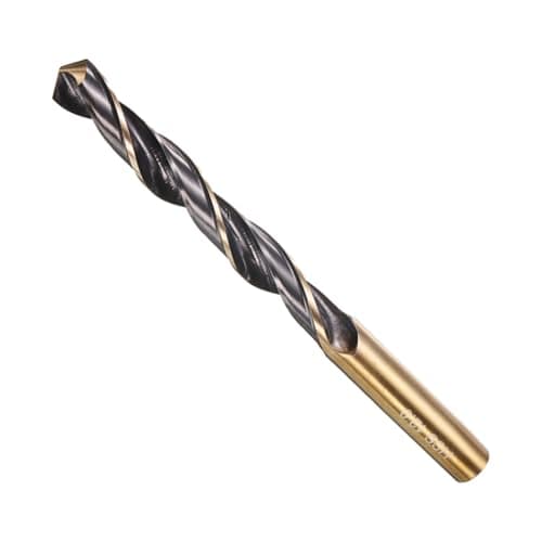 Image of METALLIXITY Drill Bit (12mm) 1Pcs, 4341 High-Speed Steel Straight Shank 118° Black and Gold Finish for Copper Aluminum Wood Plastic Medium Hard Metal