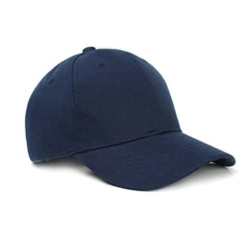 Image of Boolavard Baseball Cap Adjustable Size for Running Workouts and Outdoor Activities All Seasons (Navy)