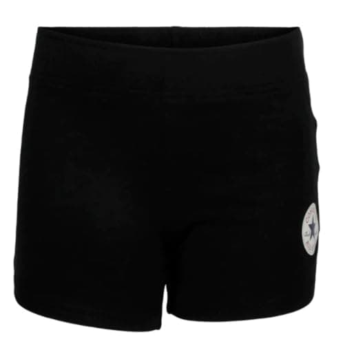 Image of Converse Kids Girl's Chuck Patch Shorts (Big Kids) Black