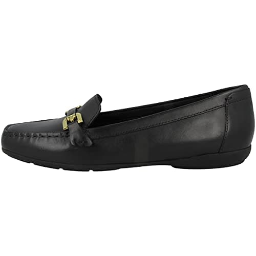 Image of Geox Women's D Annytah Moc A Moccasins, Black Black C4002, 5 UK