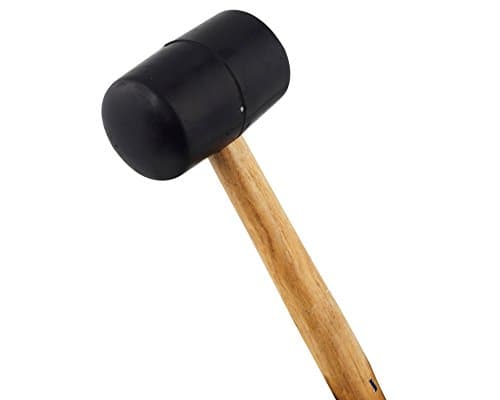 Image of Supatool Black Rubber Mallet 24oz Mallets 2 Year Guarantee