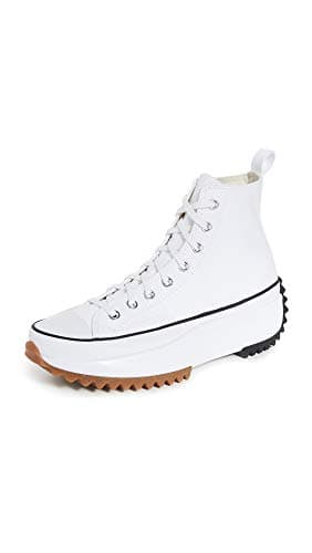 Image of Converse Run Star Hike Platform Trainers White Black Gum - 8 UK