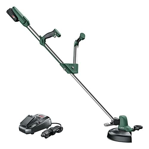 Image of Bosch Grass Trimmer UniversalGrassCut 18-26 (1 battery, 18 Volt System, cutting diameter: 26cm, adjustable handles, in carton packaging)