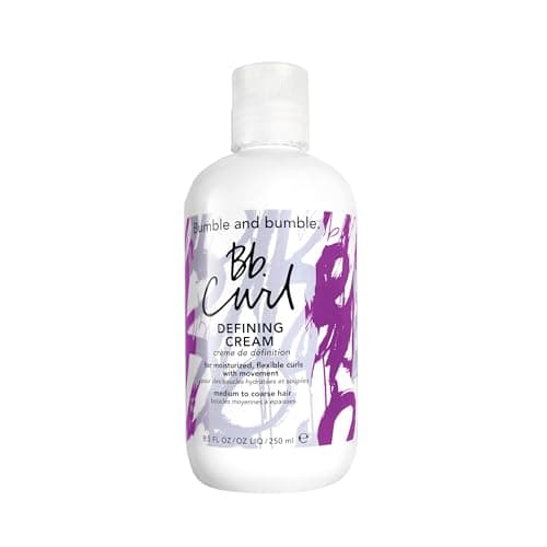 Image of Bumble and bumble. Curl Defining Styling Cream | For Moisturized Flexible Curls | Frizz Control | Coily, Curly, Wavy | With Jojaba, Avocado + Coconut Oil | Standard Size, 250 ml