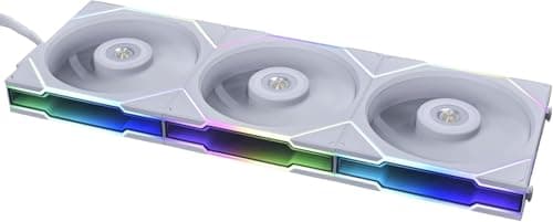 Image of Lian Li UNI FAN TL 120 RGB PWM Triple Pack - 120mm, High Static Pressure, White