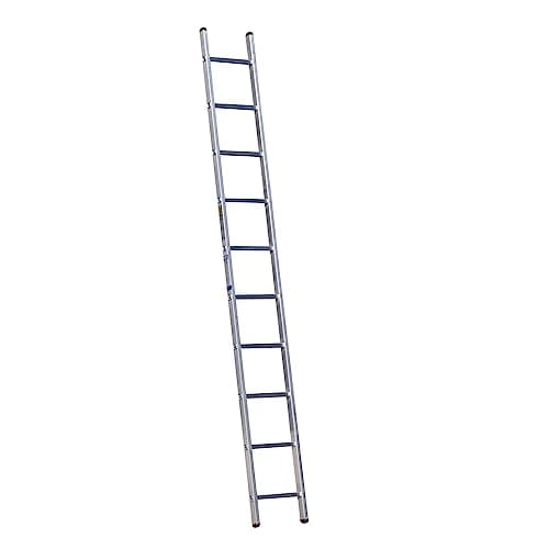 Image of Trade Master Pro® Single Section Ladder | Anti-Slip, Heavy Duty | Lightweight Aluminium | 150kg Weight Rating | EN131 Certified | 2.9m