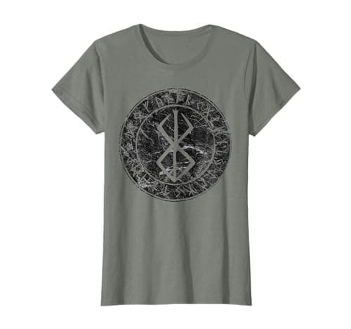 Image of Berserker Rune Viking Futhark Symbol T-Shirt