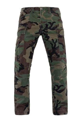 Image of John Doe Motorcycle Jeans Regular Cargo Mono Camouflage XTM Straight Fit 32/32