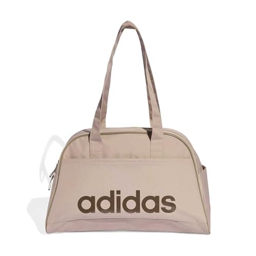 Image of adidas Women's LINEAR ESSENTIALS BOWLING BAG, wonder taupe/earth strata, One size