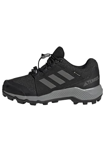 Image of adidas Unisex Kids Terrex Gore-TEX Hiking Shoes Kids, Core Black/Grey Three/Core Black, 3.5 UK