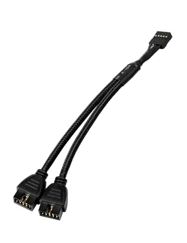 Image of upHere USB 2.0 Motherboard Splitter - 9-Pin to Dual 9-Pin Header Extension Cable, USB Cable Splitter 1 to 2 for CPU Air Coolers, CPU Liquid Coolers, Case Fans & PC Peripherals