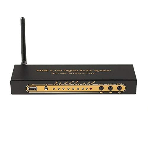 Image of Audio Decoder,5.1 Audio Converter,Decoder,Bluetooth 5.0 Chip,HDMI Extractor 4K ARC SPDIF Coaxial Optical Splitter With Bluetooth,USB Computer Sound Card,With Remote Control