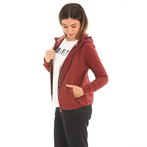 Image of SLAM Women's Fleece F249 Hooded Sweatshirt, Metal Rust, L