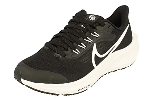 Image of NIKE Unisex Kid's Air Zoom Pegasus 39 Sneaker, Black White White, 5.5 UK Child