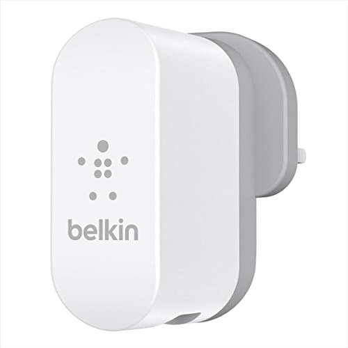 Image of Belkin F8J107ukWHT Indoor Mobile Device Charger - Grey/White