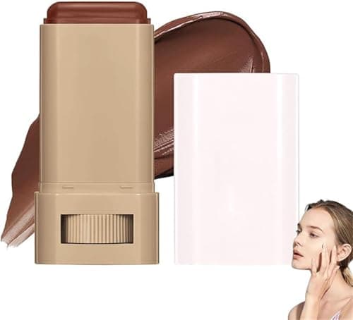 Image of Covebalm Skin Tint, Serum Boosted Skin Tint Balm, Beauty Balm Serum Boosted Skin Tint Concealer, 2026 New Foundation Stick, Lightweight & Natural Finish Makeup, Non-stick, Longwear Contour (01#)