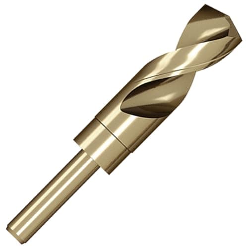 Image of Meccion HSS Cobalt Drill Bit 30mm Reduced Shank Twist Drill Bit for Metal, Stainless Steel, Aluminium, Wood, Plastic, Non-Ferrous Etc.
