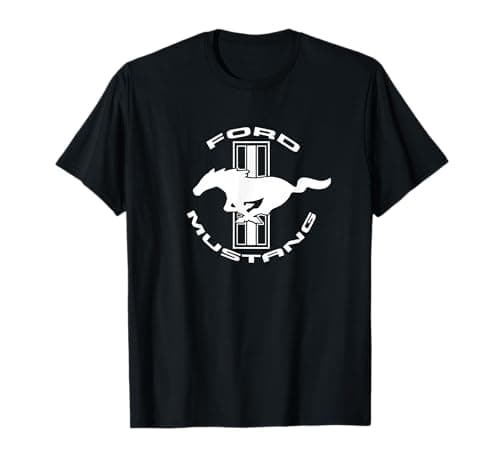 Image of Mustang TriBar White T-Shirt