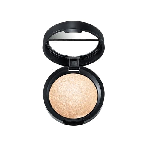 Image of LAURA GELLER Baked Marbleized Highlighter, Radiance Enhancing Makeup - Powder Highlighter Face Makeup (Portofino)