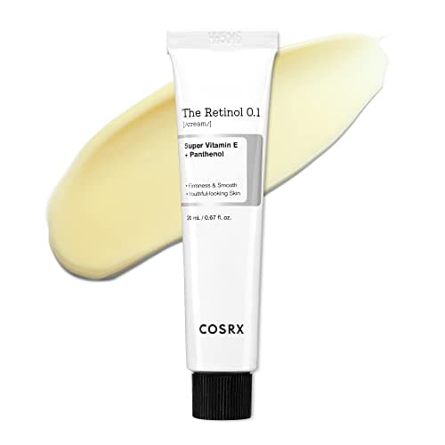 Image of COSRX The Retinol 0.1 Cream, Korean Anti-Aging Face Cream with Retinol for Fine Lines, Wrinkle Reduction, Skin Renewal, Firming, and Brightening, Safe for Eye and Neck Area, Korean Skincare 20ml