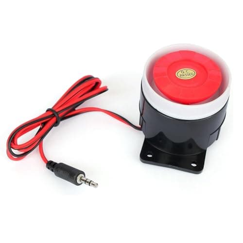 Image of Switian Wired Mini Siren for Home Security Alarm System Horn Siren 120dB (12, Volts)