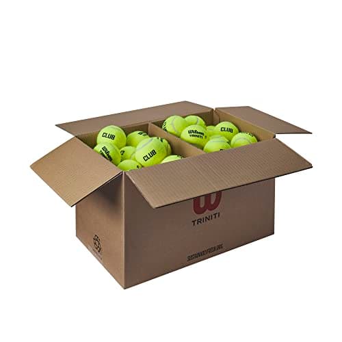 Image of Wilson Tennis balls Triniti, 72 balls, cardboard 100% recyclable, yellow, WR8201501