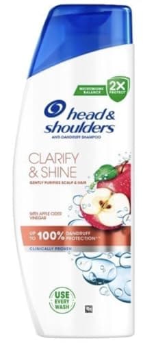Image of Head & Shoulders Clarify & Shine Anti-Dandruff Shampoo 250ml – Deep Cleansing Shampoo for Fresh, Flake-Free & Shiny Hair