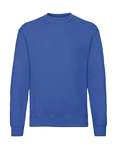 Image of Fruit of the Loom Men's Classic Set-in Sweat Sweatshirt, royal blue, XL