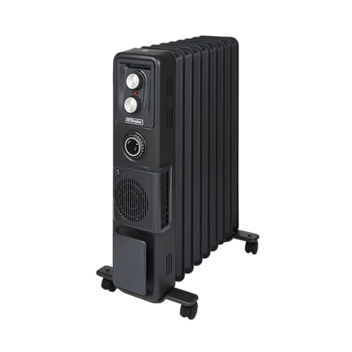 Image of Dimplex ECR24TiFB ECR Oil Free 2.4KW Oil-Free Radiator with Turbo Fan, Fast Heating - BLACK