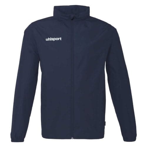 Image of uhlsport Football Essential All-Weather Jacket, Rain Jacket, Outdoor Jacket with Hood for Players and Coaches, navy, XL