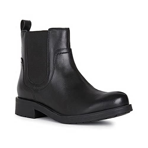 Image of Geox Womens D Rawelle Ankle Boots, Black, 6 UK
