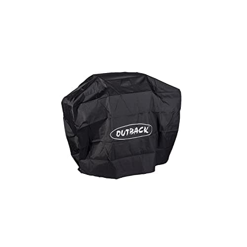 Image of Outback Premium BBQ Cover To Fit 4 Burner Gas Hooded Meteor /Jupiter /Apollo/Full Drum > Water resistant and breathable protective cover with high thread count - OUT370092