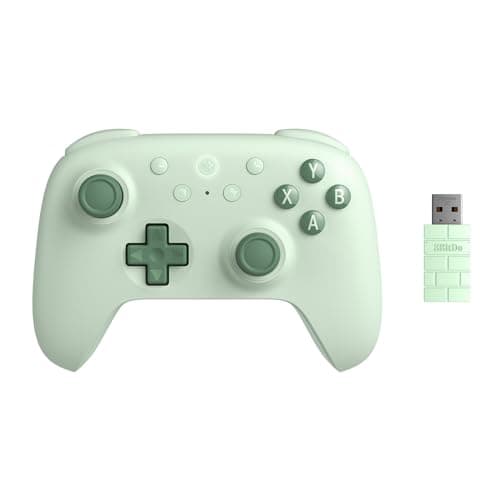 Image of 8Bitdo Ultimate 2C Wireless Controller for Windows PC and Android, with 1000Hz Polling Rate, Hall Effect Joysticks and Hall Triggers, and Remappable L4/R4 Bumpers (Green)