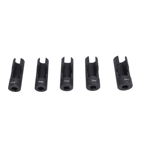 Image of Suspension Strut Socket Tool Set 5PCS - /2 Inch Drive Strut Nut Socket Kit High Strength CRV Steel 18mm to 24mm for Strut Nuts Injector Lines Fuel Connections Automotive Repair
