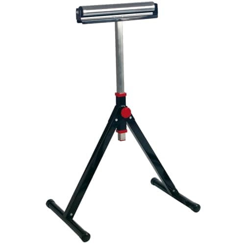 Image of SIP Single Roller Stand Adjustable 700-1100mm 80kg Outfeed Roller Stand Table Saw Mitre Saw Support