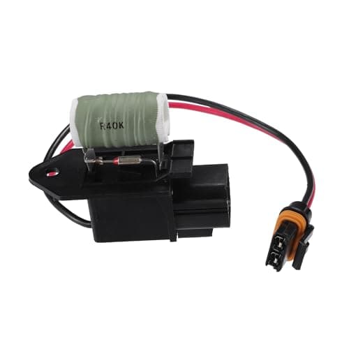 Image of Motoforti Radiator Fan Blower Motor Relay Resistor Resistance, Engine Cooling Fan Motor Wiring Harness, for Dodge Charger, Plastic, No.68050128AA, Black