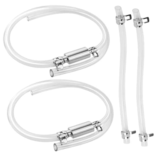 Image of KRENIE 2 Pcs Brake Bleeding Kit – Universal Motorcycle Tool Kit, Reusable Hydraulic Brake Bleeder with Check Valve – Suitable for Motorcycles, Cars, Scooters, and Bicycles