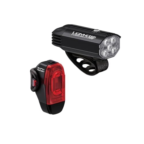 Image of Pair of LEZYNE Fusion Drive 500+ / KTV Drive Pro+ Lighting - Satin Black