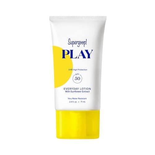 Image of Supergoop! PLAY Everyday Lotion SPF 50 - Broad Spectrum Body & Face Sunscreen - Great for Active Days - Fast Absorbing, Very Water-Resistant - 2.4 fl oz