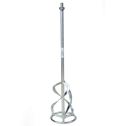 Image of Toolty Profesional Mixing Paddle - M14 Thread - Galvanized Mixer, Whisk, Stirrer - Positive 3-Blade - for Plaster, Gypsum, Adheives, Concrete, Cement, Glue, Paint, DIY (135 x 750 M14)