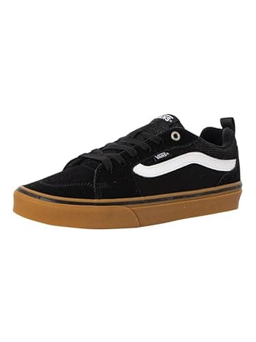 Image of Vans Men's Filmore Trainers, Suede Canvas Black Gum, 9 UK