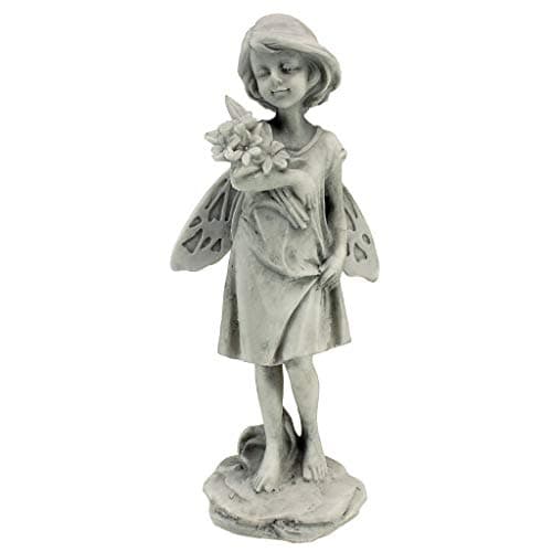 Image of Design Toscano Rose Garden Fairy with Flowers Statue