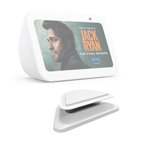 Image of EWIGE Speaker Stand for Show 5 3rd gen, adjustable Holder compatible with IPhone Models 360 degree swivel - White