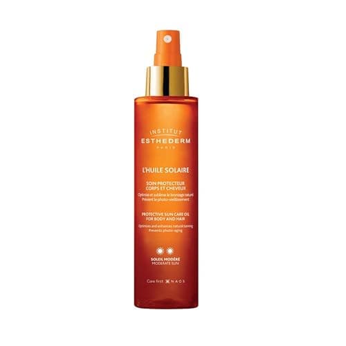 Image of Institut Esthederm Huile Solaire Moderate Sun Oil Spray - 150ml